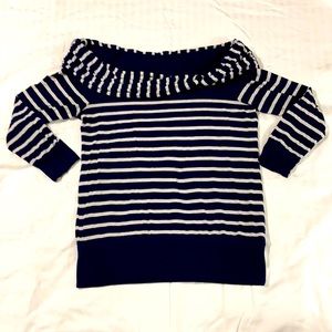 Gorgeous Anthro boatneck top
